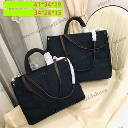 OnTheGo MM GM Borsa tote casual Modello monogrammi sporty-chic business shopping viaggi Borsa a tracolla Spallacci lunghi Designer Econyl Luxurys Borse On The Go