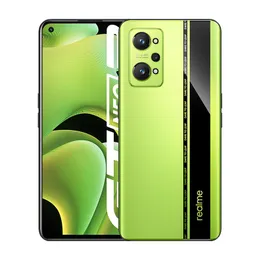 オリジナルのOppo Realme Gt Neo 2 5g携帯電話12GB RAM 256GB ROM Snapdragon 870 64.0MP AI NFC 5000mah Android 6.62 "Amoledフルスクリーン指紋IDフェイススマート携帯電話