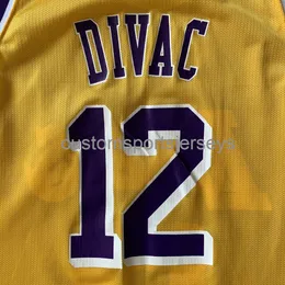 Stitched Custom Vlade Divac Champion Jersey Rare Mens Women Youth