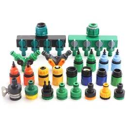 Watering Equipments Garden Drip Irrigation Water Tap Connector Kit 1/2" 3/4" Male Female Thread Nipple Joint 4/7mm Hose Quick Adapter Tool