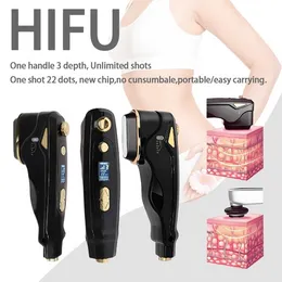 Slimming Machine Mini Portable Hifu Facial Anti-Wrinkle Face Tightening Ultrasonic Rf Hifu For Skin Rejuvanation Dhl