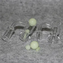 Smoking 25mm XL Beveled Edge Quartz Banger & Cyclone Carb Cap 2mm Clear bottom bucket 14mm Male Female for dab rig water pipe