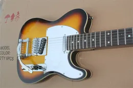 Özel Mağaza John 5 Sunburst Elektro Guitar 2 Pikaplar Baswood Vücut Gül Kıta Klavye ile Sallanan Bar Chrome Hardwares Gitar Fabrikası