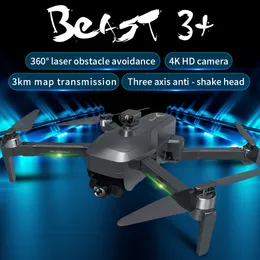 SG906 Max Drone med 4k kamera för vuxna, anti-shake 3-axel gimbal drones, lång flygtid, 5g Wifi GPS följ mig, laser hinder undvikande, borstlös motor, 2-1