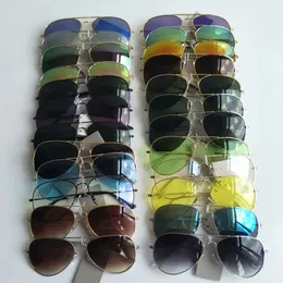 Klassische Designer-Sonnenbrille für Herren, Piloten-Sonnenbrille, Damen, sportliches Fahren, UV-Schutz, Brille, 24 Farben