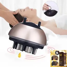 HEAD HAIR MASSAGE SCAPL Applicator Vätskekam med hårbotten Essentiell serumolja Behandling Anti Hairloss Care Borste