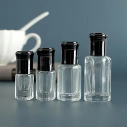 3ml 6ml 12mlミニガラス香水瓶旅行化粧品容器空の詰め替え瓶