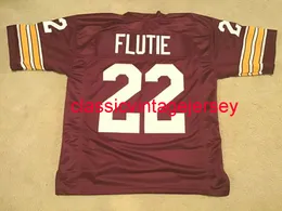 Zszyte mężczyźni kobiety młodzież Doug Flutie Maroon Jersey haft hafdery niestandardowy xs-5xl 6xl