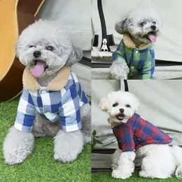 Cão vestuário animal de estimação cordeiro colar de pele manta de alta qualidade jaqueta de algodão outono e inverno confortável pele-amigável-amigável