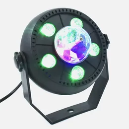 Edison2011 Stage Magic Ball DJ Par Lights med DMX Master Slave LED Flat DJ Utrustning Controller