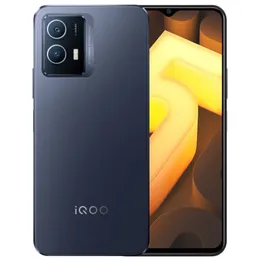 Original Vivo IQOO U5 5G Mobiltelefon 8GB RAM 128GB ROM OCTA Core Snapdragon 695 Android 6.58 "120hz Fullskärm 50.0mp 5000mAh fingeravtryck ID Ansikte Wake Smart Cell Phone