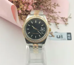 Top Quality Automatic Mechanical Mens Relógios de Aço Inoxidável Mulheres Diamante Lady Watch Waterproof Luminous Relógios Luminosos