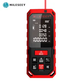 MULLEEY الليزر المسافة قياس 164ft 50 متر البسيطة المحمولة الرقمية الليزر المسافة متر rangefinder كيال الشريط diastimeter 210719