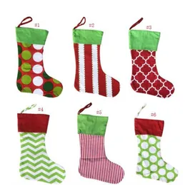 2021 Nowe projekty Christmas Stocking Haftowane Spersonalizowane Torba Prezentowa Boże Narodzenie Tree Candy Ornament Rodzinne wakacje Pończochy