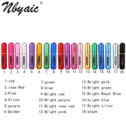 NBAIC 100PCS Perfumy butelkowanie spodnie wypełnione 5ml przenośny artefakt Wyśmienity pusty butelka Multicolor Próbki Spray