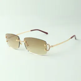 Дизайнерские солнцезащитные очки 3524026 с алмазной лапой провода очки оружия, прямые продажи, размер: 18-140 мм