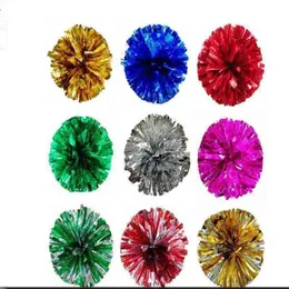 Christmas Party Pom Poms Cheerleading 50g Cheering Pompom Metallic Cheerleading Products Many Colors For Your Choose