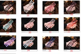 32 mattfärger Tillverkare Pris pekade en nagelremsor Artikel 24 stycke Frosted Färdig slit nagel nagel full täcktips falska naglar