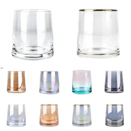 new250ml kreativ vinglas fönster whisky glas hem bar levererar färgglada phnom penh glaskopp 10 stil EWD7801