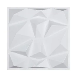 Art3d Pannelli di carta da parati 3D insonorizzati decorativi con design a diamante per sfondo TV camera da letto soggiorno, 30x30 cm (33 piastrelle)