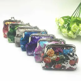 Leather Coin Purses Top Quality Kiss Clasp Women Mini Purse Small Wallet Clutch Bag Phone Handbag Pouch