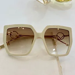 0410S sunglasses women classic fashion 2021SS big frame glasses with metal chain anti-ultraviolet UV 400 lens size 56-20-145 designer top quality