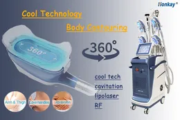 Cold Body Cryotherapy 40K cavitation RF slimming laser lipo devices 5 Hands Cool Sculpting body Shape Fat Freezing cryolipolysis Machine