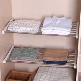 Regulowany Buty Wardrobe Kuchenne Organizator Górna Ściana Uchwyt Rack Stojak Spice Jar Szybka Półka Dostawcy Łazienka 211112