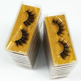 Mink Eyelashes Partihandel 3D Mink Lashes Bulk Natural False Eyelashes Pack Makeup Fake Eyelashes Ställ in Faux Cils