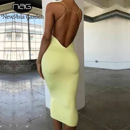 Newasia Bahçesi Beyaz Bodycon Elbise Kadınlar 2 Kat Uzun Yaz Midi Parti Sırtsız Seksi Elbiseler Kadın Gündelik Kulüp Vestidos 210413