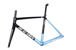 自転車フレームカーボンファイバー自転車フレームDeacasen Leopard BB386 Road 700C DI2機械QRリリースモデル値