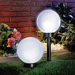 LED Solar Powered Garden Light Lampor Vattentät Bulb Utomhus Camping Lawn Night Lights Sunlight Landscape Lamp