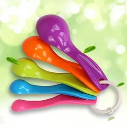 5st/Set Measuring Tool Spoon Set med skala matkvalitet mätning kök bakmatlagning mini kit