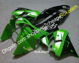 Cowling Aftermarket kit Fit For Kawasaki ZX-9R ZX9R 2000 2001 ZX 9R 636 00 01 Green Black White Fairings (Injection Molding)