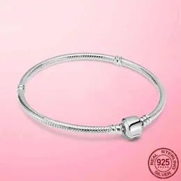 Top Selling 925 Sterling Sier Classic Snake Chain Charm Kralen Bracelet For Women Fashion Diy Jewelry