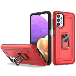 Phone cases 2 in 1 TPU PC For Samsung Galaxy A22 5G S21 FE A12 A02S A21 A11 With Magnetic Ring bracket Hybrid Armor Kickstand Shockproof Back Cover