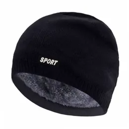 Skullies Beanies Men Winter Hats For Wome Knitted Hat Skull Cap Fur Gorras Bonnet Sport Male Warm Thick Ski Homme Beanie Hat Cap