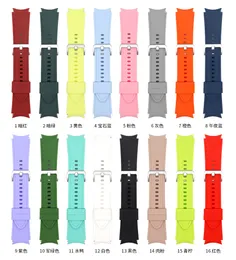 Verstelbare siliconen sport horlogeband vervanging riem voor Galaxy Watch4 Classic 46mm / klassieke 42mm, 4 40 mm / 44mm mannen vrouwen