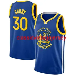 Ny 2021 Steph Curry Swingman-tröja sydd för män Dam Baskettröjor för ungdomar Storlek XS-6XL