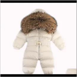 Tulumlar Giyim Giyim Bebek Anne Born Kış Romper Snowsuit Bebek Palto Çocuklar Kar Aşı Ördek Aşağı