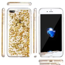 Bling per iPhone 12 11 Pro Max X Custodia Soft Glitter Cover posteriore Custodie per Samsung S8 S9 Plus J7 A5 con borsa OPP