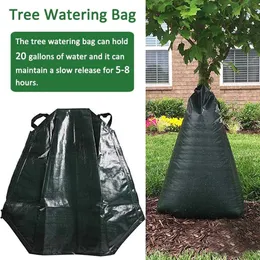 20 Gallon Tree Watering Bag Garden Plants Drip Irrigation Bags Slow Release Hanging Dripper Bag Reusable Agricultural Water Bags 210622