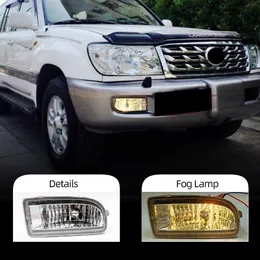 Fog Lights For Toyota LAND CRUISER 100 headlights LC100 1998-2007 halogen headlight LED foglights Fog Light