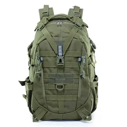 40L taktiska ryggsäck män multifunktion kamouflage resväskor militär väska utomhus armé molle camping klättring vandring ryggsäck Q0721