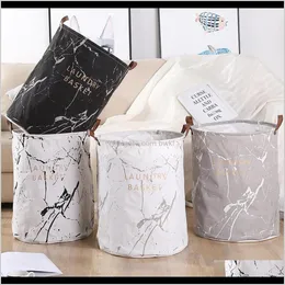 Baskets Housekeeping Organization Home & Garden Drop Delivery 2021 Round Storage Bin Bag Capacity Folding Laundry Basket Large Hamper Collaps