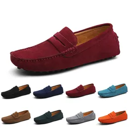 grossists icke-märken Män Casual Shoes Espadrilles Triple Black White Brown Wine Reds Navy Khakis Grå Fashion Mens Sneaker Outdoor Jogging Walking Trainer Sports