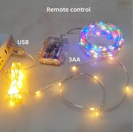 문자열 조명 33 피트 100 LED 요정 조명 파티 장식 배터리 작동 원격 제어 실내 실내에서 크리스마스 빛