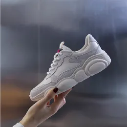 Breathable Runção Mulheres Sapatos Brancos Chaussures Confortável Treinadores Femininos de Cânsia Esportes Athletics Sneakers Tamanho 35-22 São