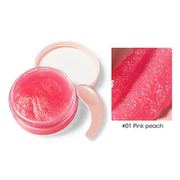 唇の世話3色のためのPudaier Lip Balm Lip Scrub剥離と保湿化粧品