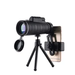 ユニバーサル望遠鏡ズーム単眼携帯電話レンズ40x60強力なHD双眼鏡ナイトビジョン防水望遠鏡範囲
